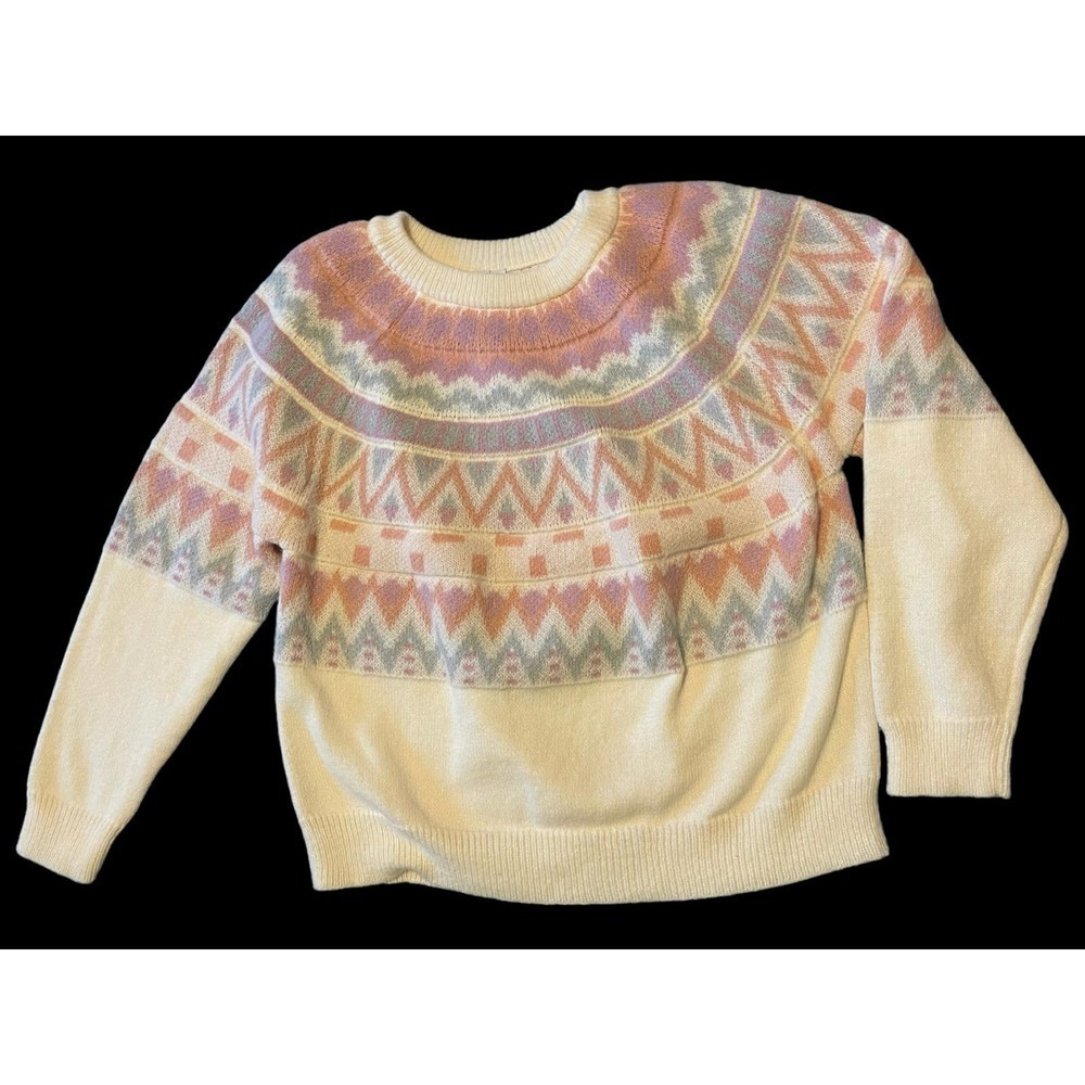 NWT Grace+Karma Love Yourself Knit Sweater Women's Cream 1X